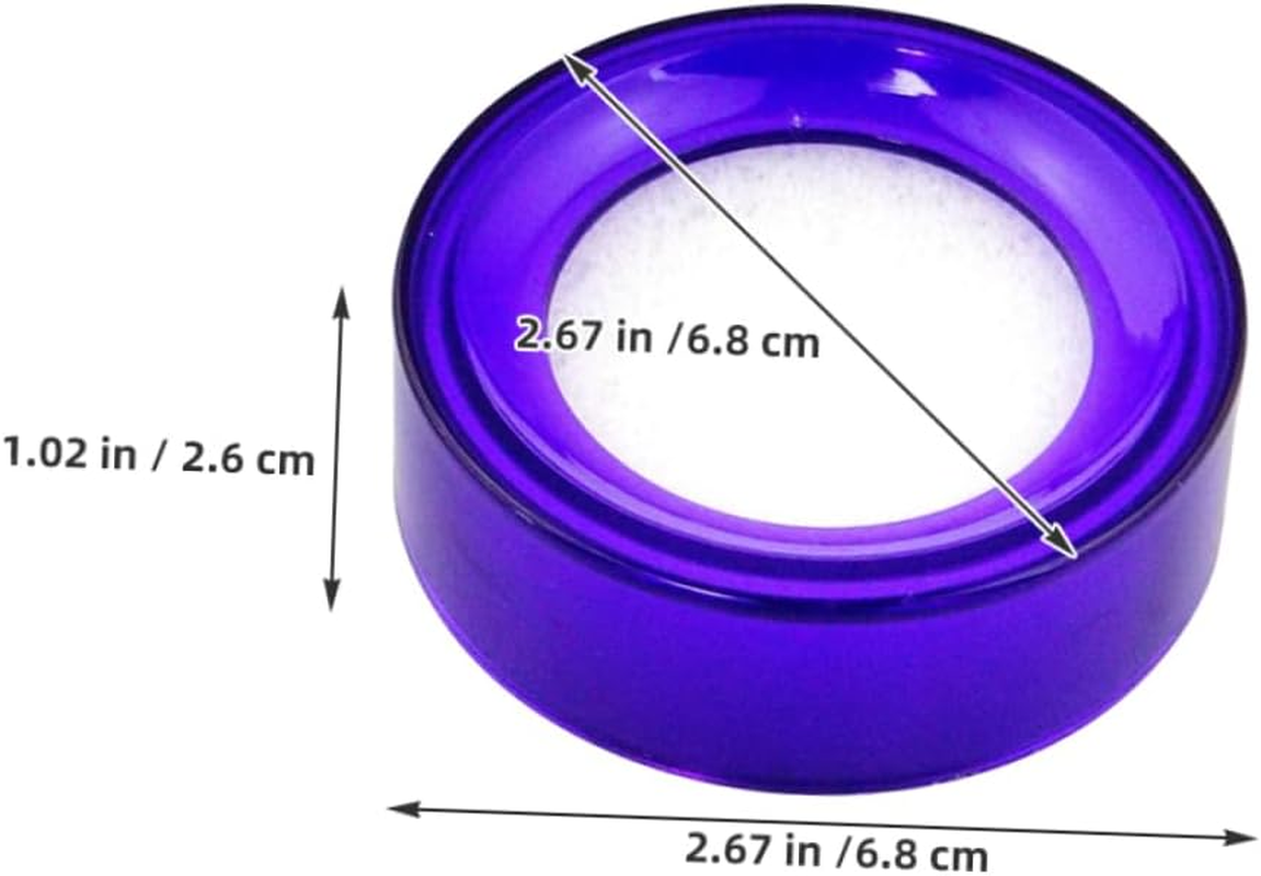 STOBOK 2-Pack Finger Moisturizer Cup for Office Money Counting Paper Handling Non-Slip Sponge Cup Design for Moistening image number 1