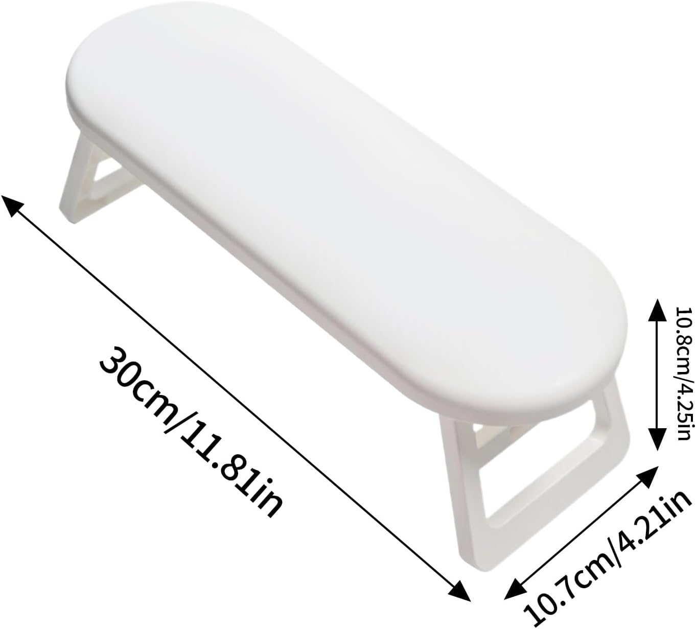 Nail Tech Arm Rest Foldable | Non-Slip Arm Cushion for Manicure,Portable Ergonomic Hand Rest for Home Outdoors Salon Work Station Beginners Manicure Pedicure image number 5