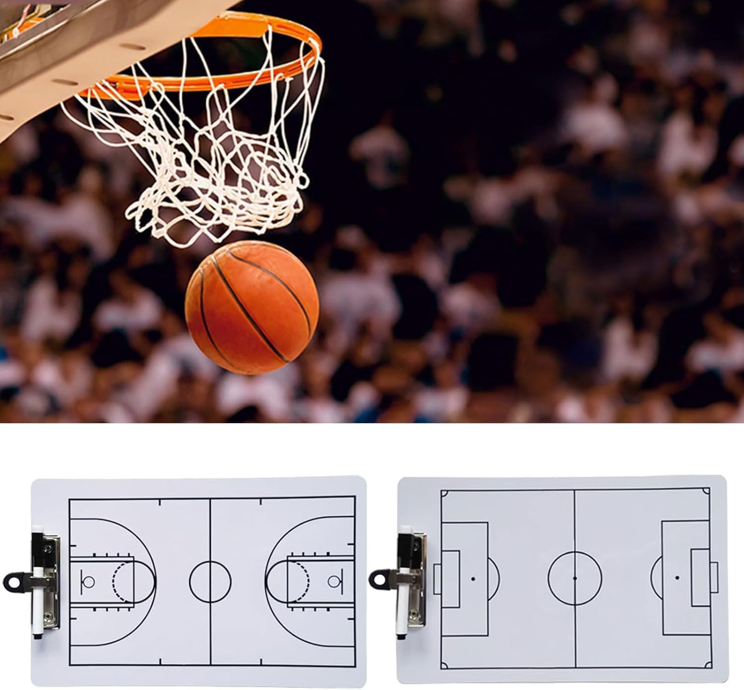 Quhoxdye Soccer Dry Erase Coaching Board Soccer Whiteboard for Coaches Soccer Coaching Equipment Accessories Tactics Field Board Making It the Perfect Coach Gifts image number 2