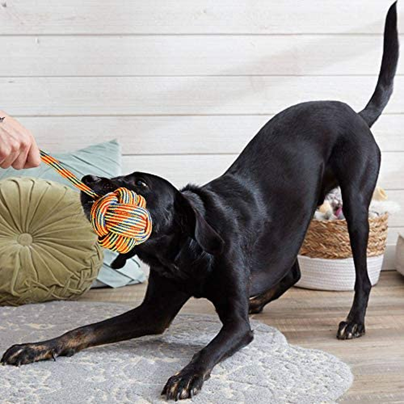 Dog Rope Toys, 8 Pack for Large to XL Large Dogs (35Lbs to 85Lbs+), Dental Health, Natural Rope, Tug Toy image number 2