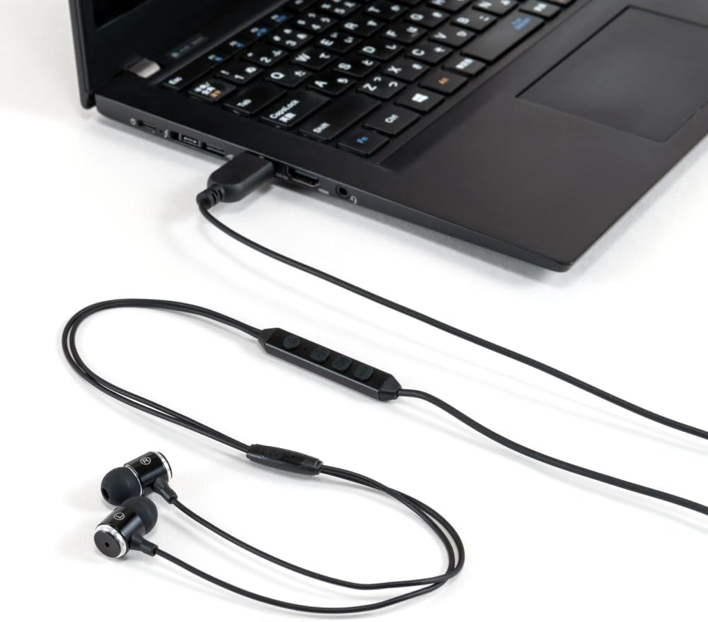MCO Z0760 USB Earphone Microphone, Volume Adjustment, Mute, Multi-Functional Remote Control, Black image number 5