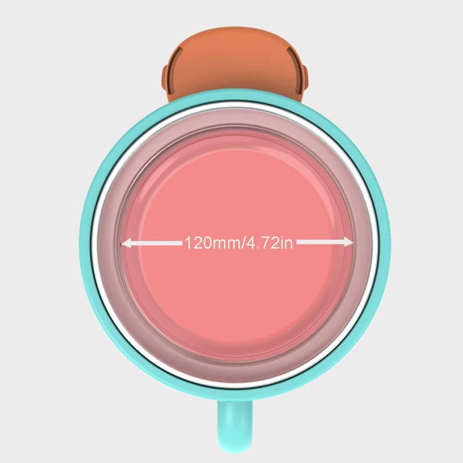 Baby Bowls with Suction,Non-Slip Baby Food Bowls with Lid - Detachable Baby First Stage Bowls with Water to Keep Food Warm for Babies, image number 6