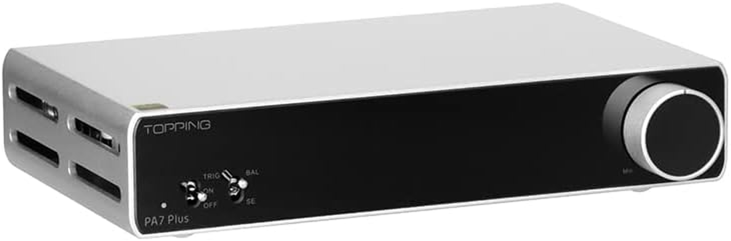 Topping PA7 Series PA7 plus XLR TRS RCA Input Fully Balanced High Performance Power Amplifiers (PA7 plus Silver) image number 1