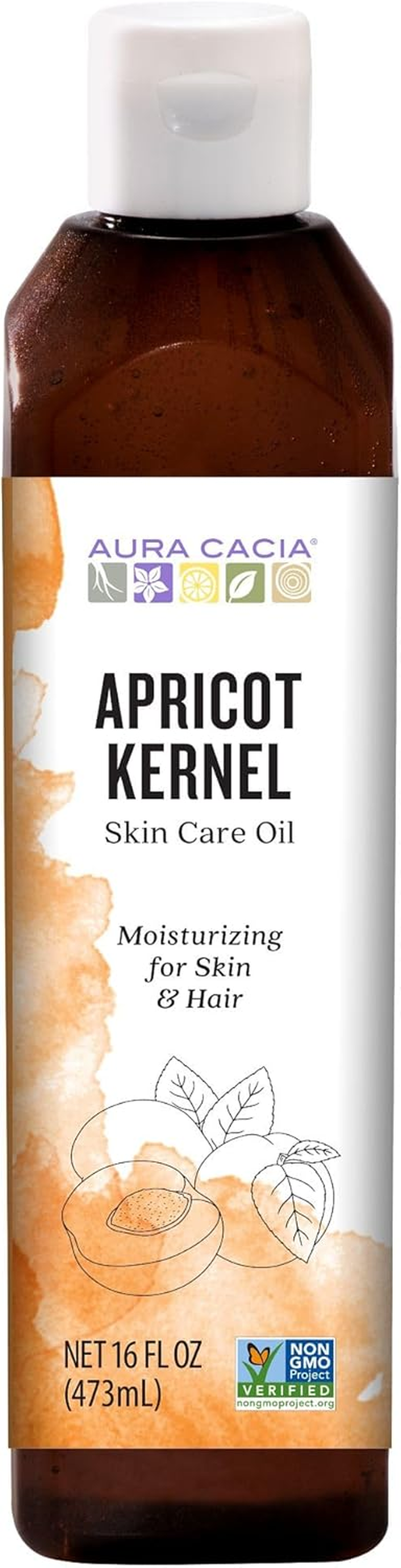 Aura Cacia Natural Skin Care Oil, Rejuvenating Apricot Kernel with Vitamin E, 16 Fluid Ounce image number 3