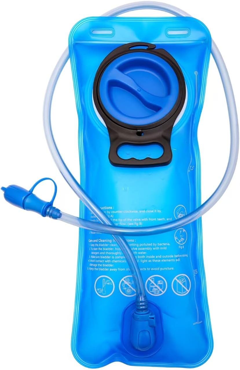 Foldable Hydration Bladder, 1L-2L-2.5L-3L Water Bladder Leakproof Water Bag Water Reservoir for Bicycling Hiking Camping Backpack