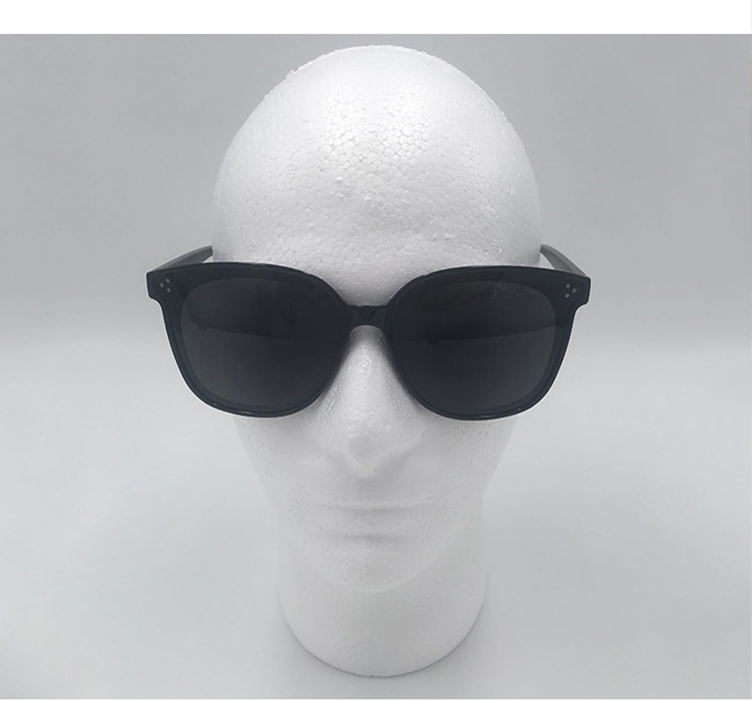 Male Foam Head Model Styrofoam Mannequin Head White Styrofoam Skull Head for Display Wig Hat Foam Human Model Perfect for Hairdressers and Cosmetology Professionals image number 2