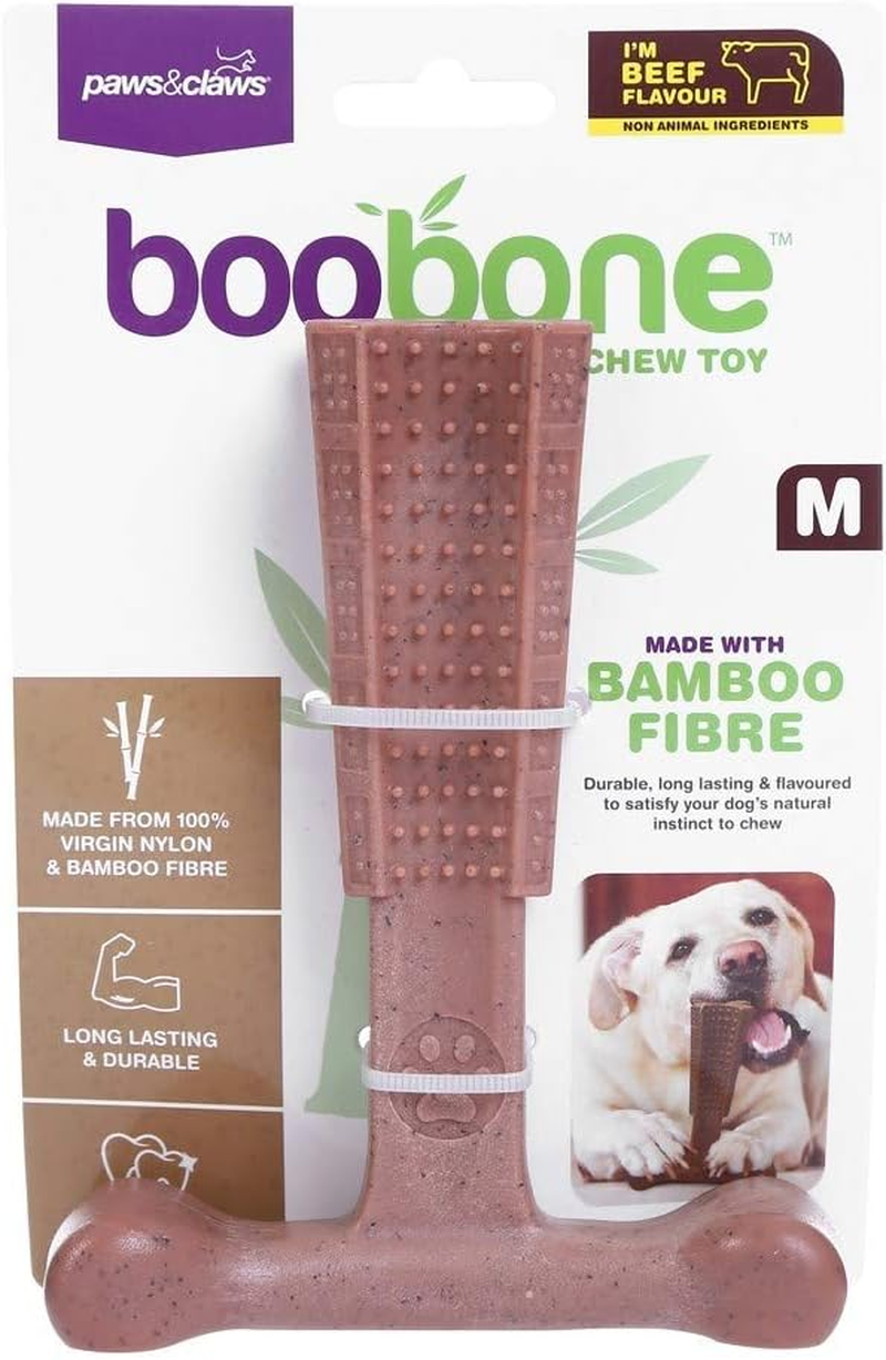 Paws & Claws Boobone T-Bone Dog Chew Toy, 14.5 X 11.5 X 4.5 Cm (2 Assorted) image number 5