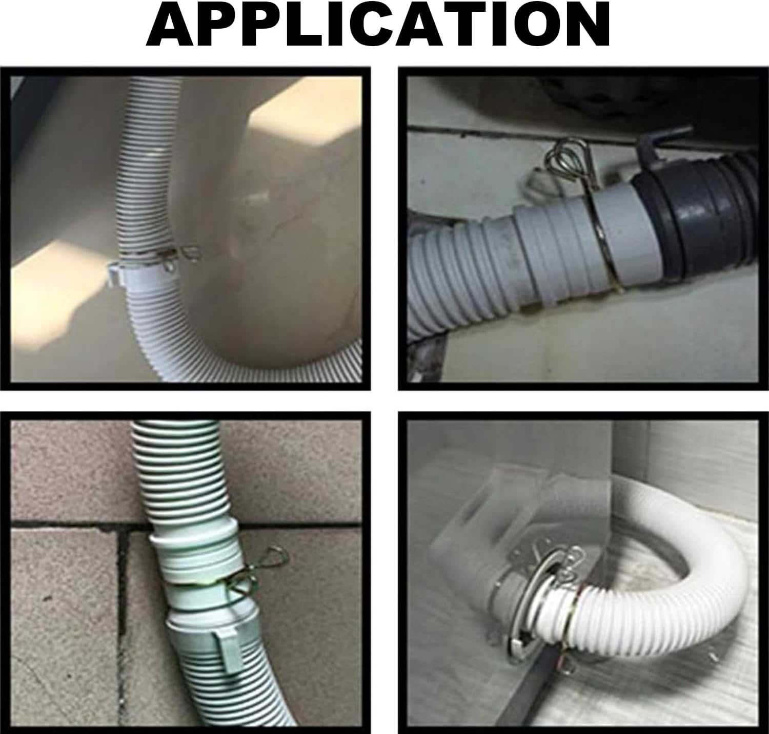 330Pcs 5-13Mm Spring Hose Clamps,Small Hose Clamps,Metal Mini Pipe Clamps,Fuel Line Hose Water Pipe Air Tubing Spring Clips Clamps Assortment Kit (9 Sizes) image number 1