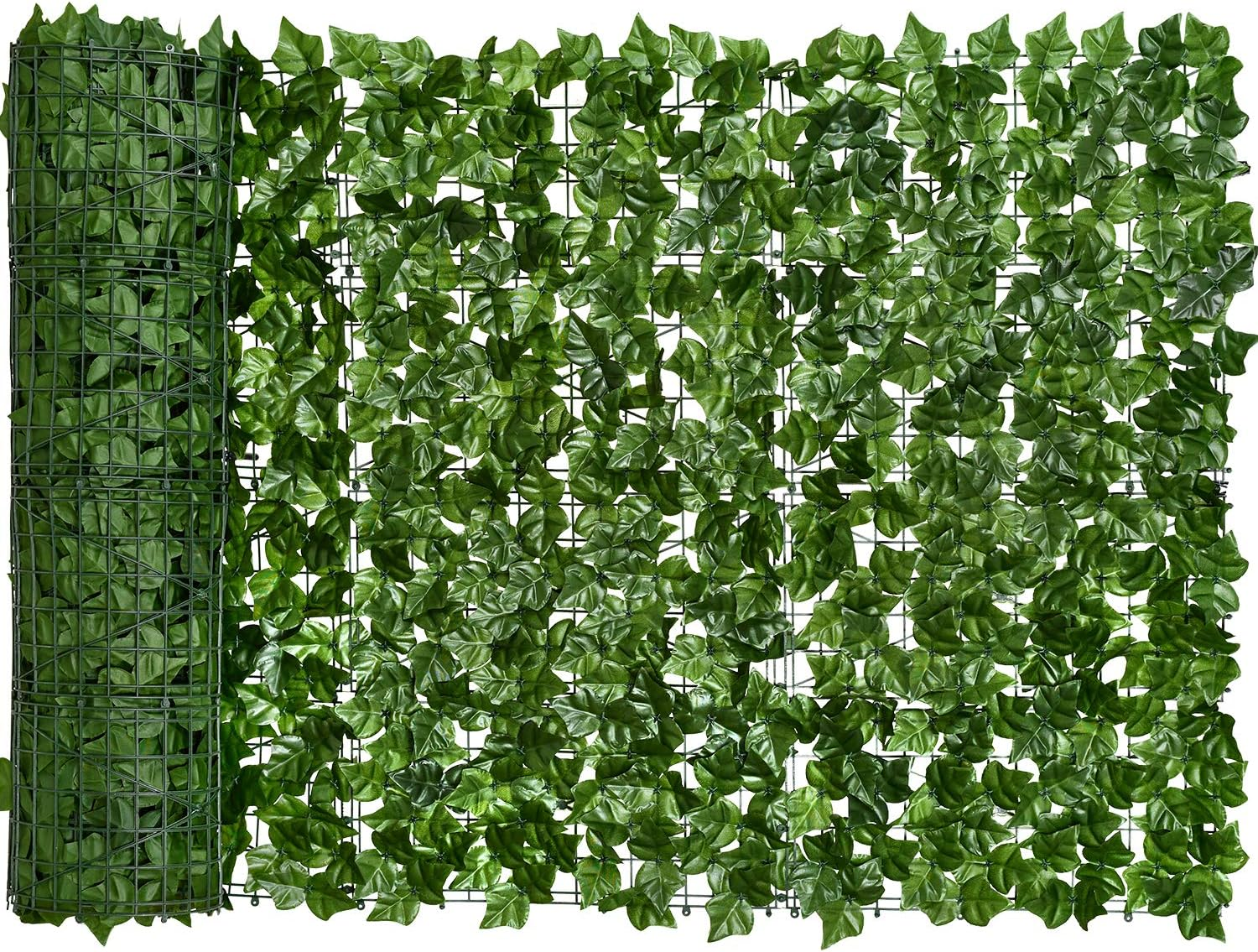 Dearhouse 98.4X39.4In Artificial Ivy Privacy Fence Wall Screen, Artificial Hedges Fence and Faux Ivy Vine Leaf Decoration for Outdoor Garden Decor image number 6
