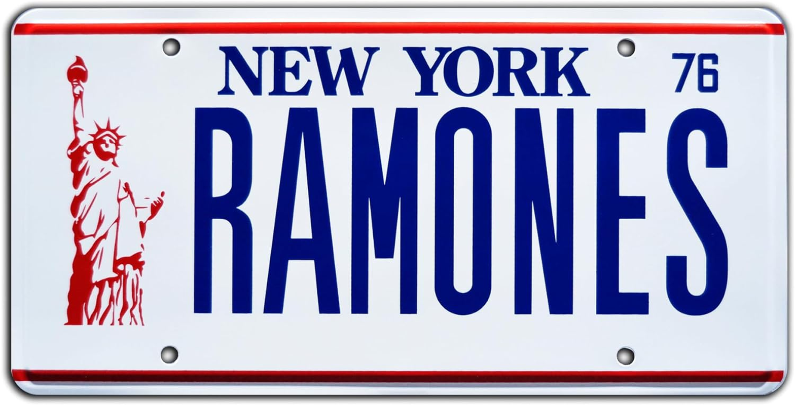 The Ramones | New York Metal Stamped License Plate image number 4