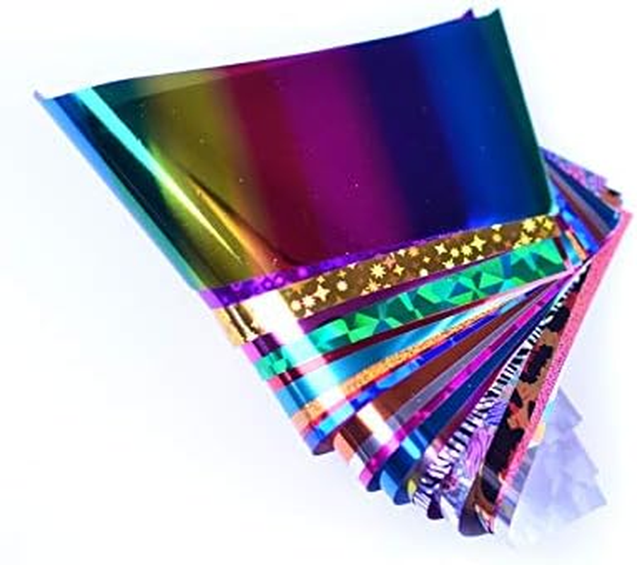 24Pcs/Set Glitter Nail Stickers Set Transfer Foil Nail Art Sticker Decoration DIY Nail Decals 40X100Mm Zhengpingpai image number 3