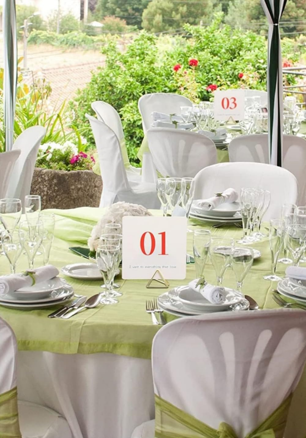 40 Pcs Mini Place Card Holders, Triangle Shape Wedding Table Number Holders Golden Photo Holder, Table Number Holder Memo Clip Picture Photo Holder image number 5