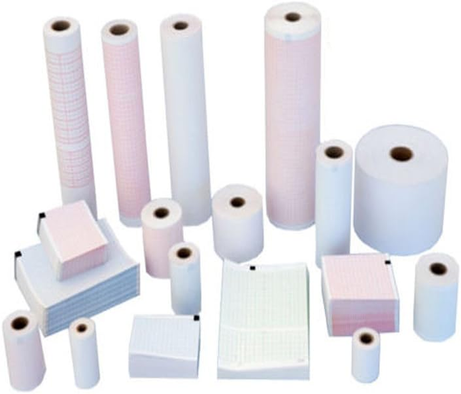 Bionet ECG Cardiocare 2000 and Cardiotouch 3000 ECG Chart Paper - 215 Mm X 25 Meter EKG Paper (5 Rolls) image number 3