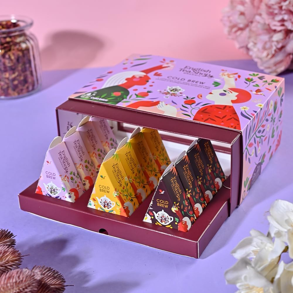 English Tea Shop Gift Pack Cold Brew Collection 12 Pyramid Tea Bags image number 3