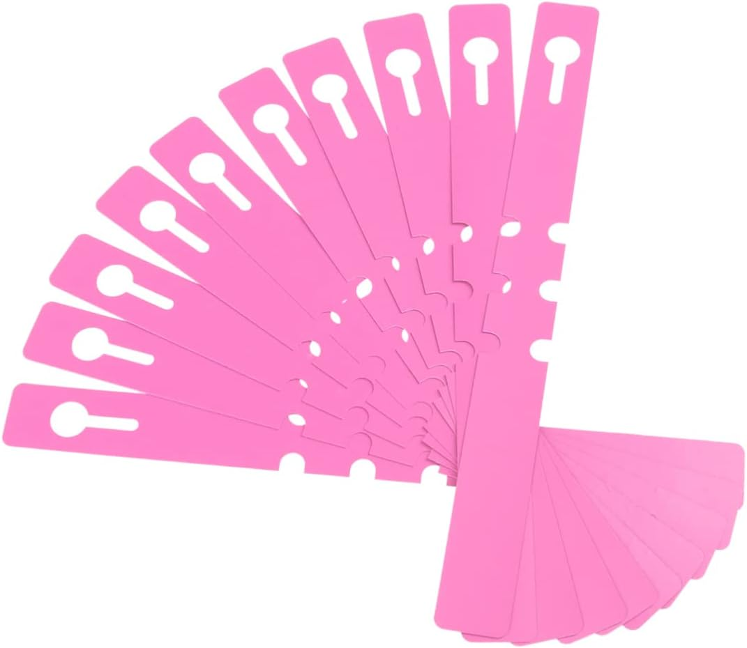 Happyyami 100Pcs Plastic Plant Tree Tags Large Plant Labels Removable Tags Garden Label Stakes Weatherproof for Outdoor Indoor Use image number 4