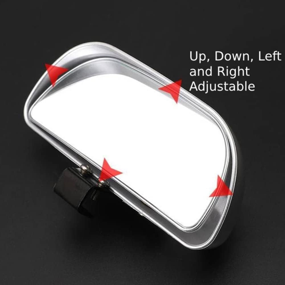 Blind Spot Mirror for Car, Rectangle Rear View HD Glass Wide Angle Mirror, Auto Interior Baby Mirror for Cars Trucks Suvs Rvs Accessories image number 1
