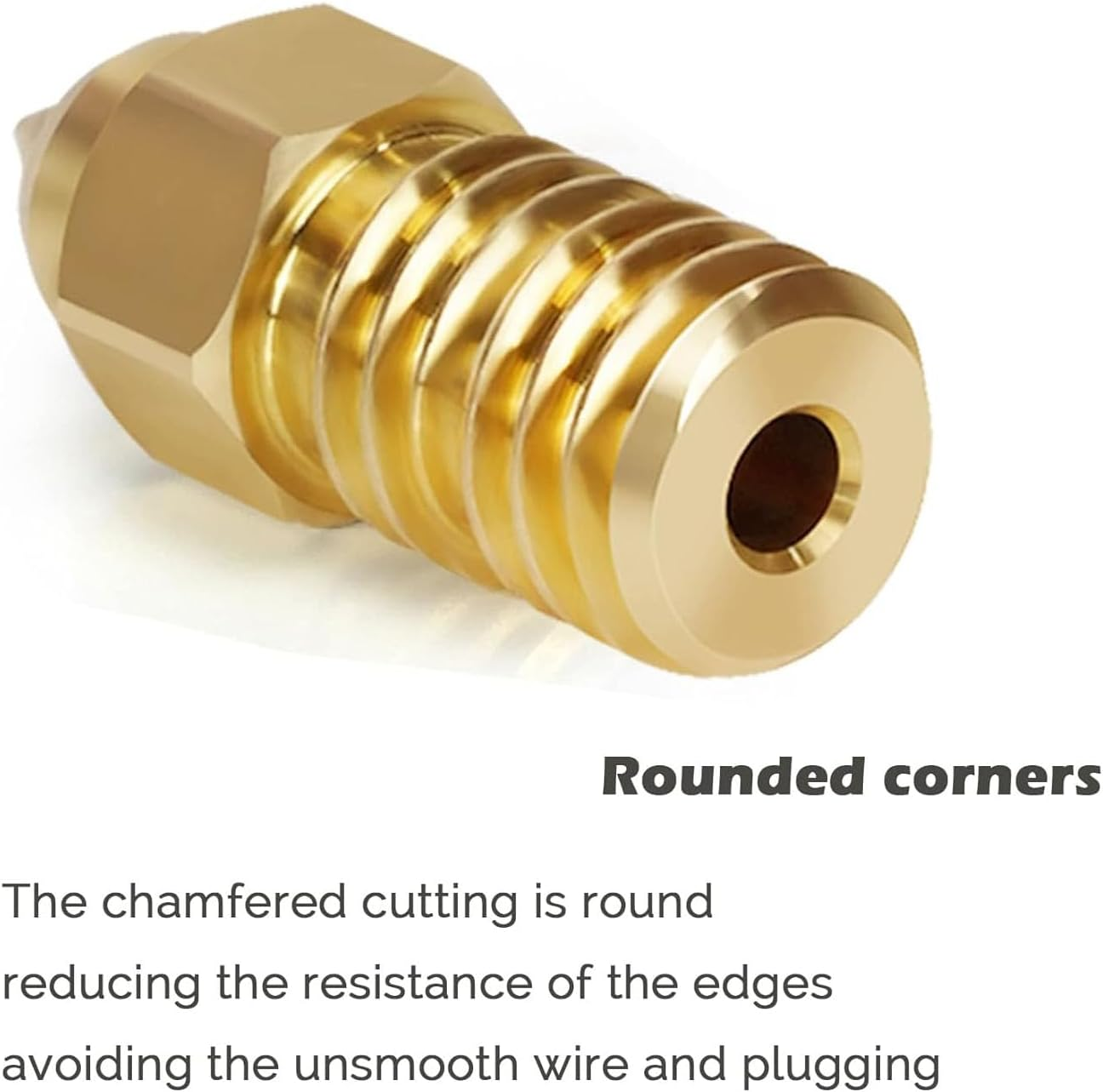 LEOWAY Ender 3 V3 SE Extruder Nozzles High Speed Brass Nozzle 3D Printer Accessories Extruder Nozzle for Ender-7/Ender-5 S1/Ender-3 V3 Se(8X0.4Mm+2X0.6Mm) image number 4