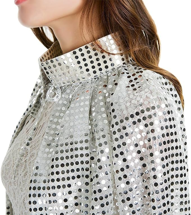 Halloween Costume Cape Sequin 55'' Long Cloak for Witch Vampire Wizard Magician Knight Cosplay Fancy Party Dress Role Play Dress up for Adults Women Men image number 1