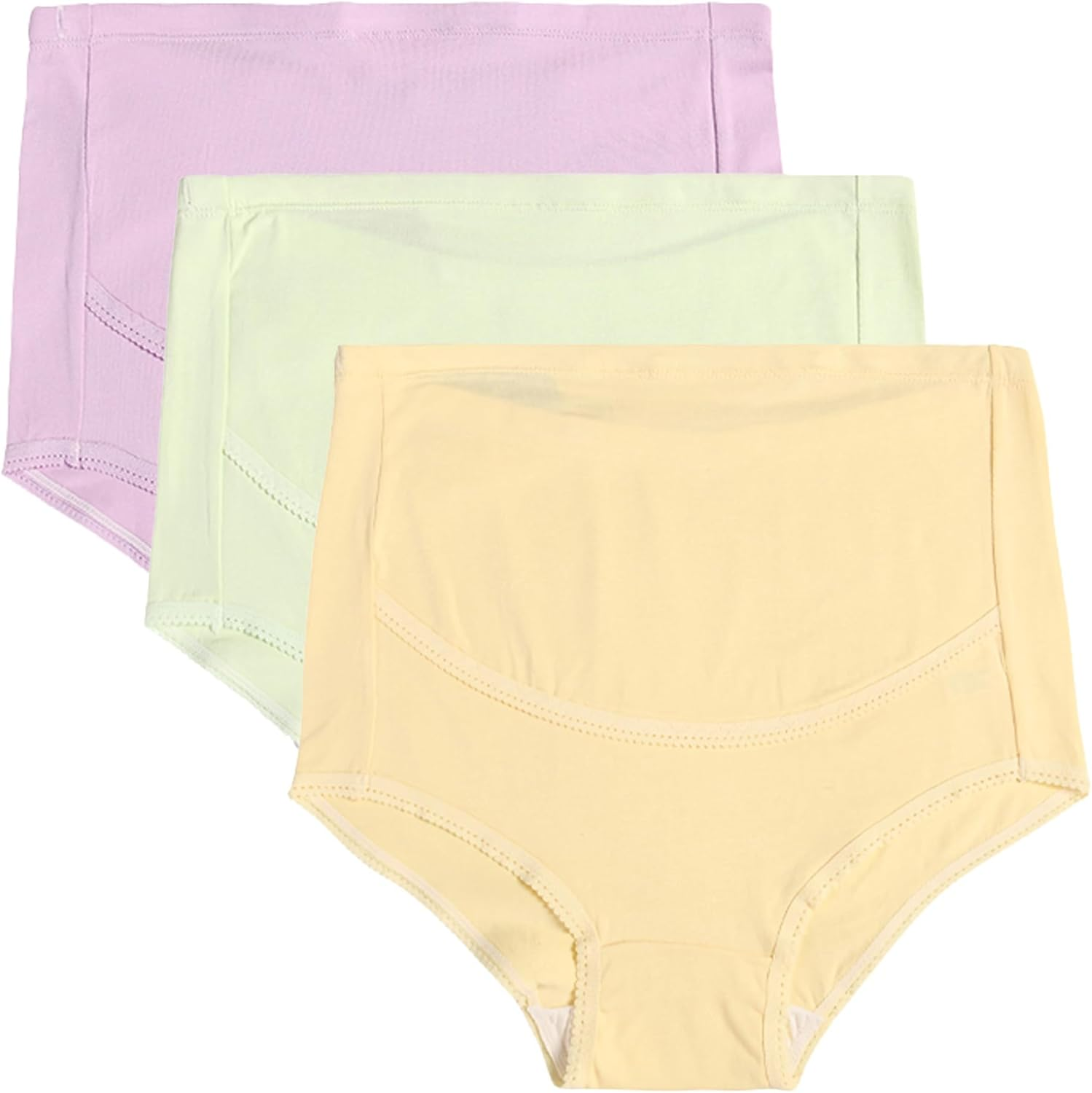 Dress Cici Maternity Underwear High Waist Cotton Briefs for Pregnant Women, 3 Pack