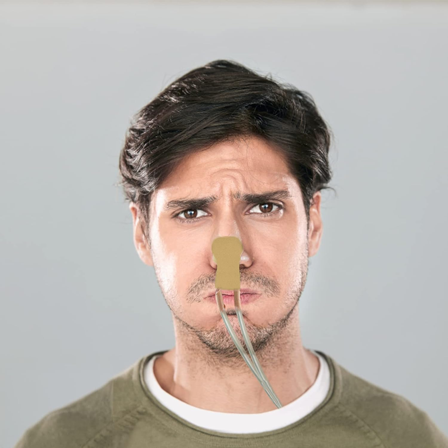 6 Sheets of Nasal Tube Holder Nasogastric Feeding Tube Fastener Catheter Fixed Tape Sticker Adhesive Decals for Home Clinic Care Nursing Supplies (Style 1, One Size) image number 2