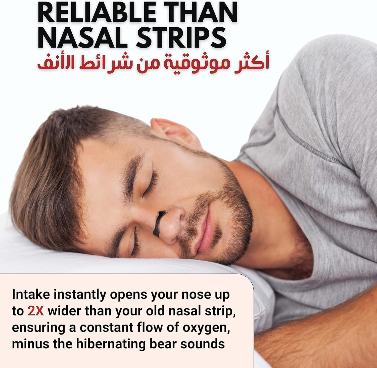 Nose Strips for Enhance Airflow (60Pcs-30 Pairs) Nose Magnet for Breathing,Relieve Snoring & Improve Sleep - Advanced Nasal Strips Support for Better Breathing,Skin-Friendly,Sweat-Resistant ﻿ (Black2) image number 3