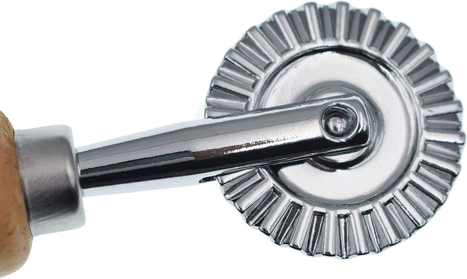 1.57" Pasta Maker Cutter Wheel, Kitchen Gadget Features Ravioli Crimper Cutter Wheel for Home and Kitchen Use image number 4