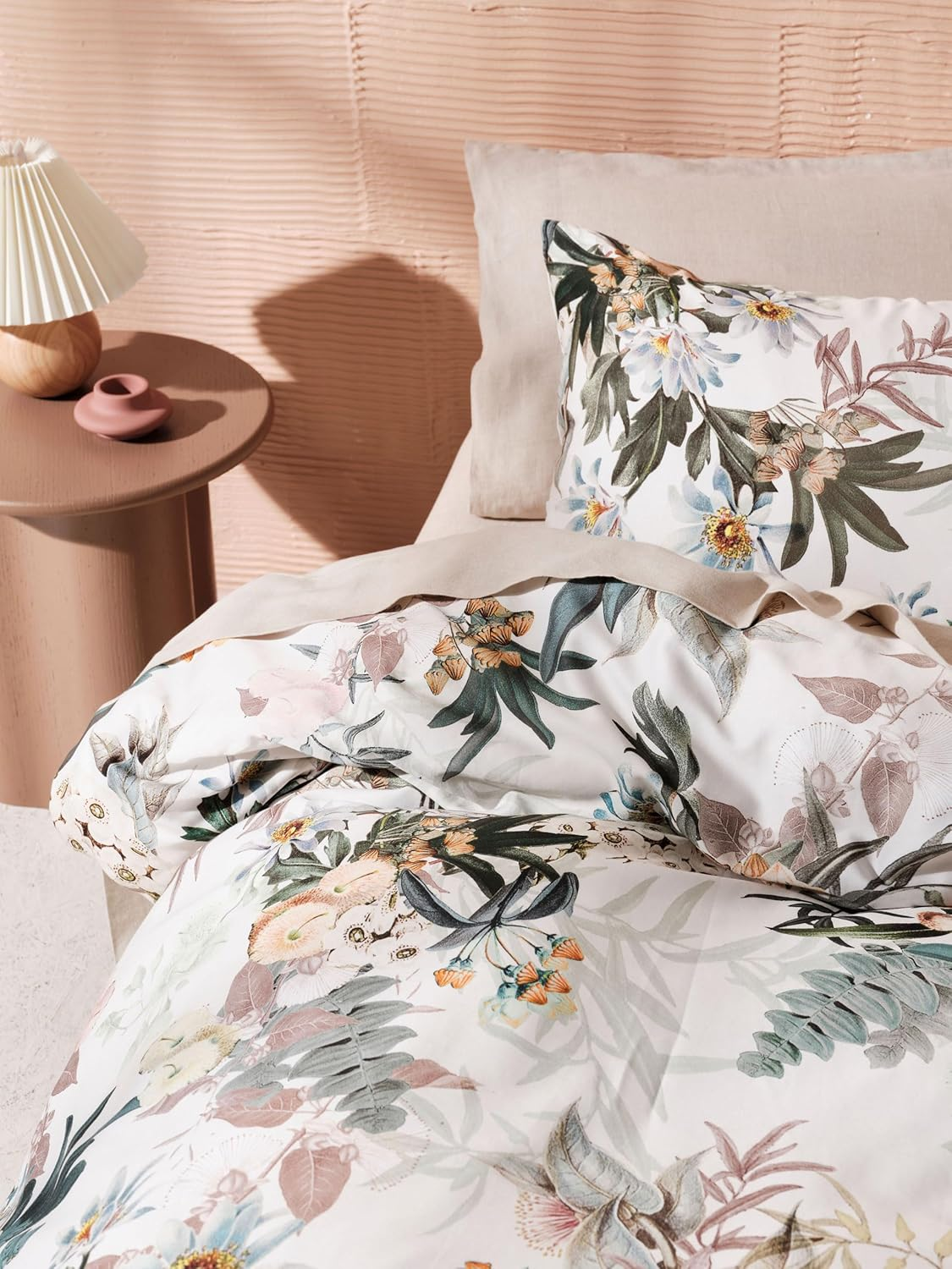 Linen House Lulani Quilt Cover Set, Vanilla, Double Size image number 2