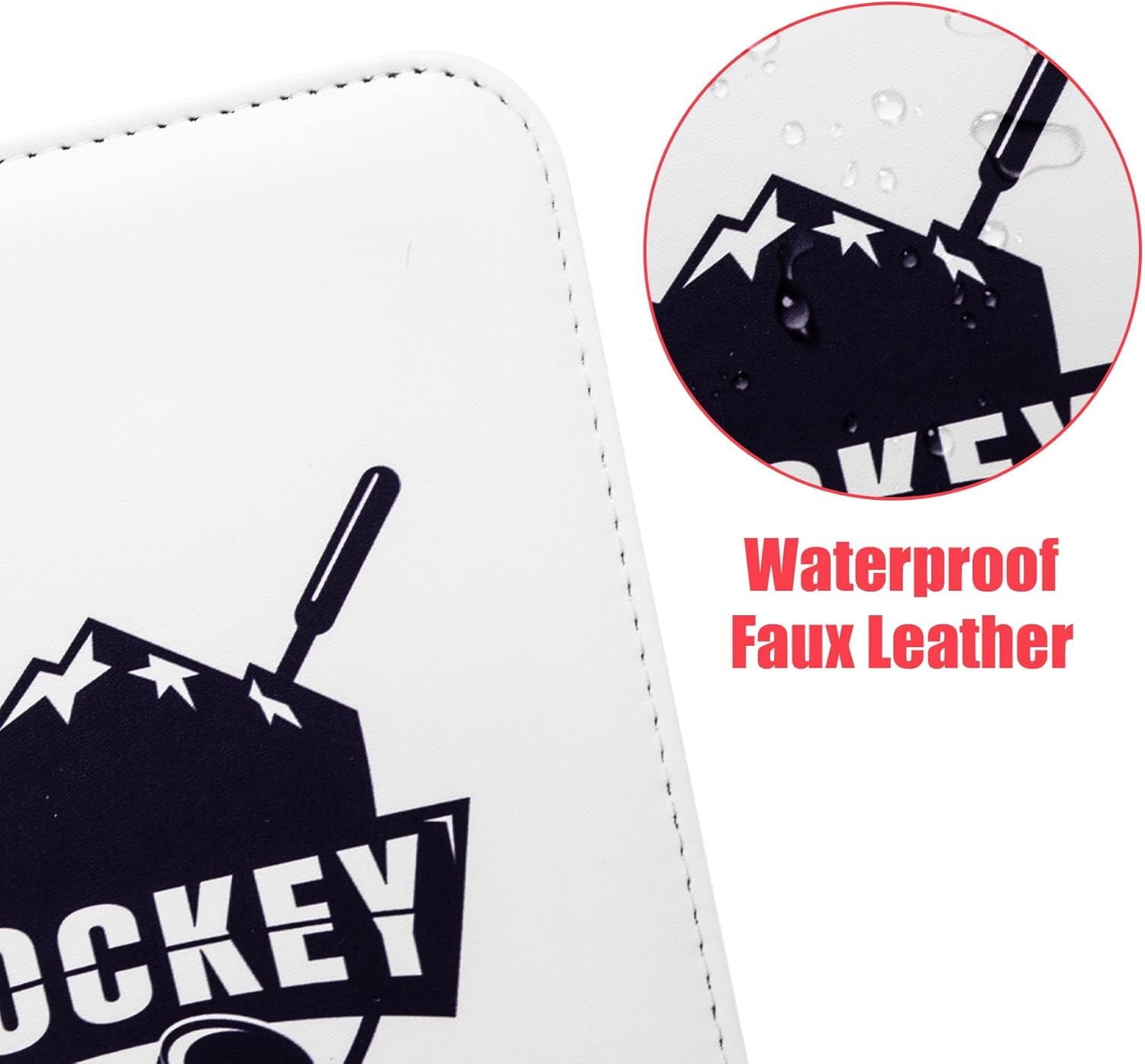 400 Pockets Hockey Card Binder for Trading Cards 2024-2025 Collectors, Portable Waterproof Storage Book with Removable Sleeves, Compatible with Football, Sports Game and TCG Cards