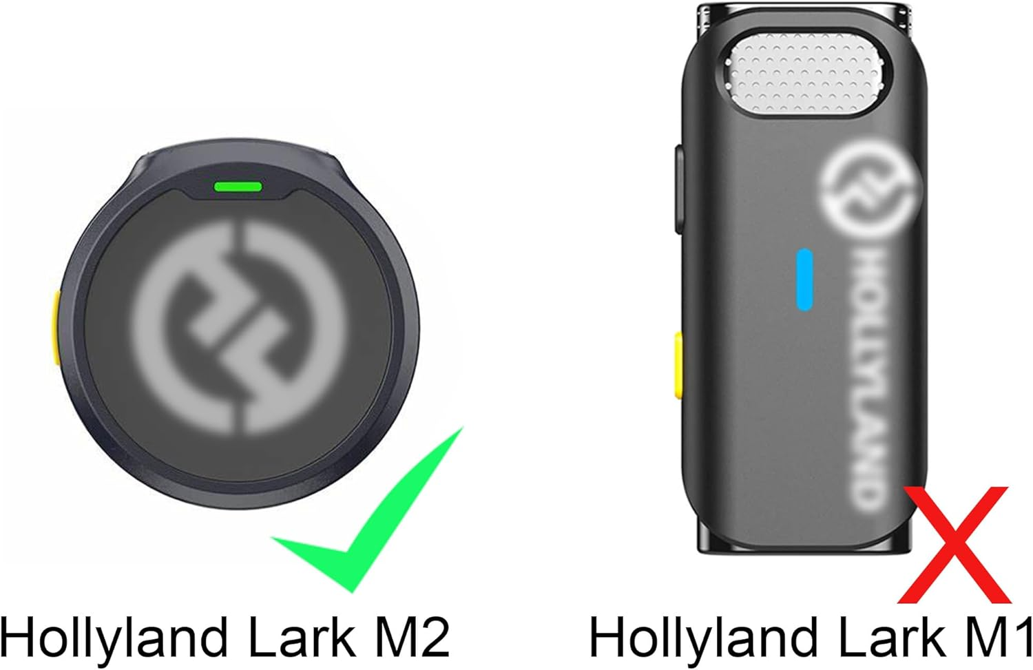 Windscreen for Hollyland M2 Wireless Microphone Deadcat Furry Cover, 2-Pack Pop Filter Accessory image number 2