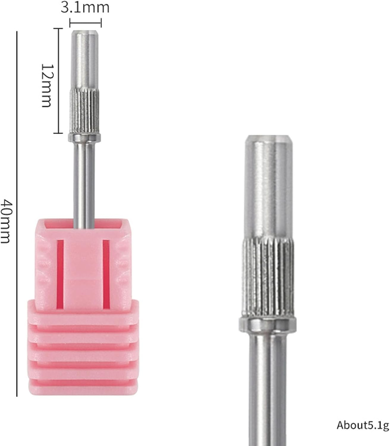 Misforu Sanding Bands for Nail Drill 60 Pcs 3Mm Professional Small Sanding Bands 80#120#150#240# Nail Sanding Bands with Small Mandrel Bit for Acrylic Nails Electric Nail Drill Nail Accessories Tool image number 3