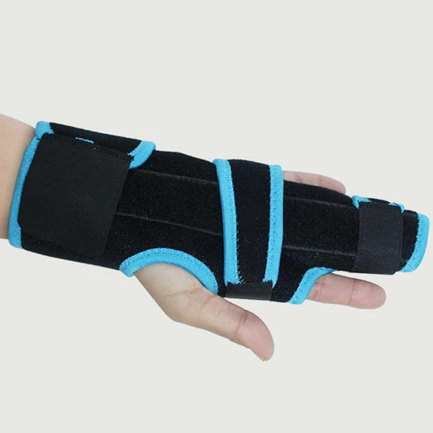 Trigger Finger Splint,Universal Adjustable Size Portable Aluminum Brace Support Guard Wrist Brace Finger Splint for Fixation Protection of Finger and Phalanx and Metacarpal Bone image number 2