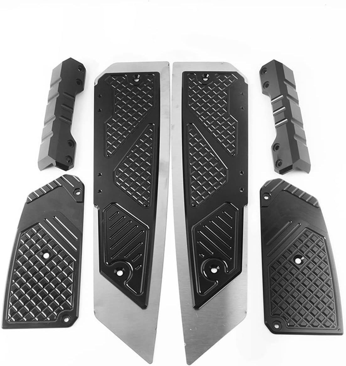 Foot Pegs Pedals Motorcycle Footrests for Forza300 MF13 for Forza 300 125 250 2018 2019 2020 Motorcycle Accessories CNC Footrest Footpad Pedal Plate Parts (Color : 1)