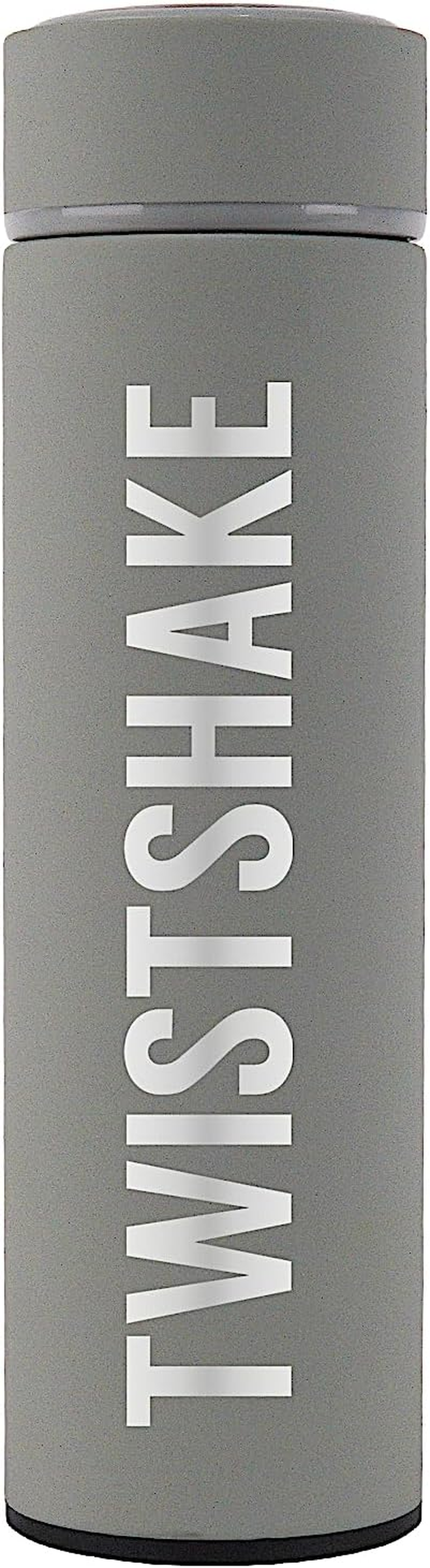 Twistshake Hot or Cold Insulated Flask - 420Ml | Stainless Steel Water Bottle with Double Layer Vacuum | Insulation up to 10 Hours | BPA Free Insulated Thermos | Pastel Blue