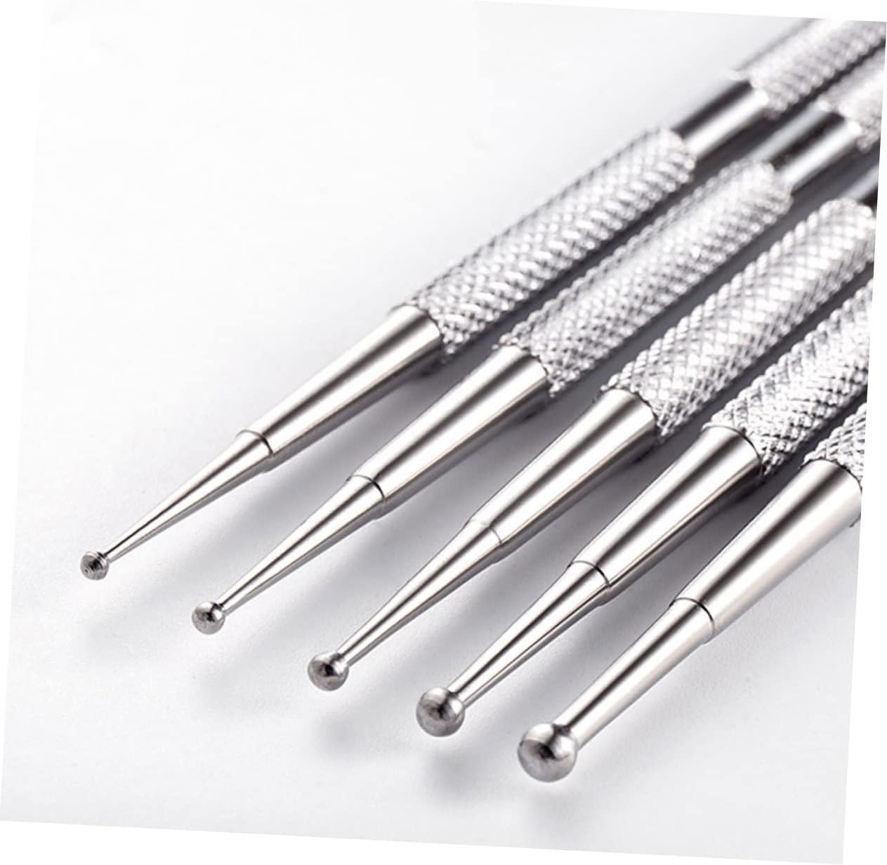 BELLIFFY 5Pcs Nail Manicure Nail Pens Diamond Art Pens Drills Master Drill Polish image number 4