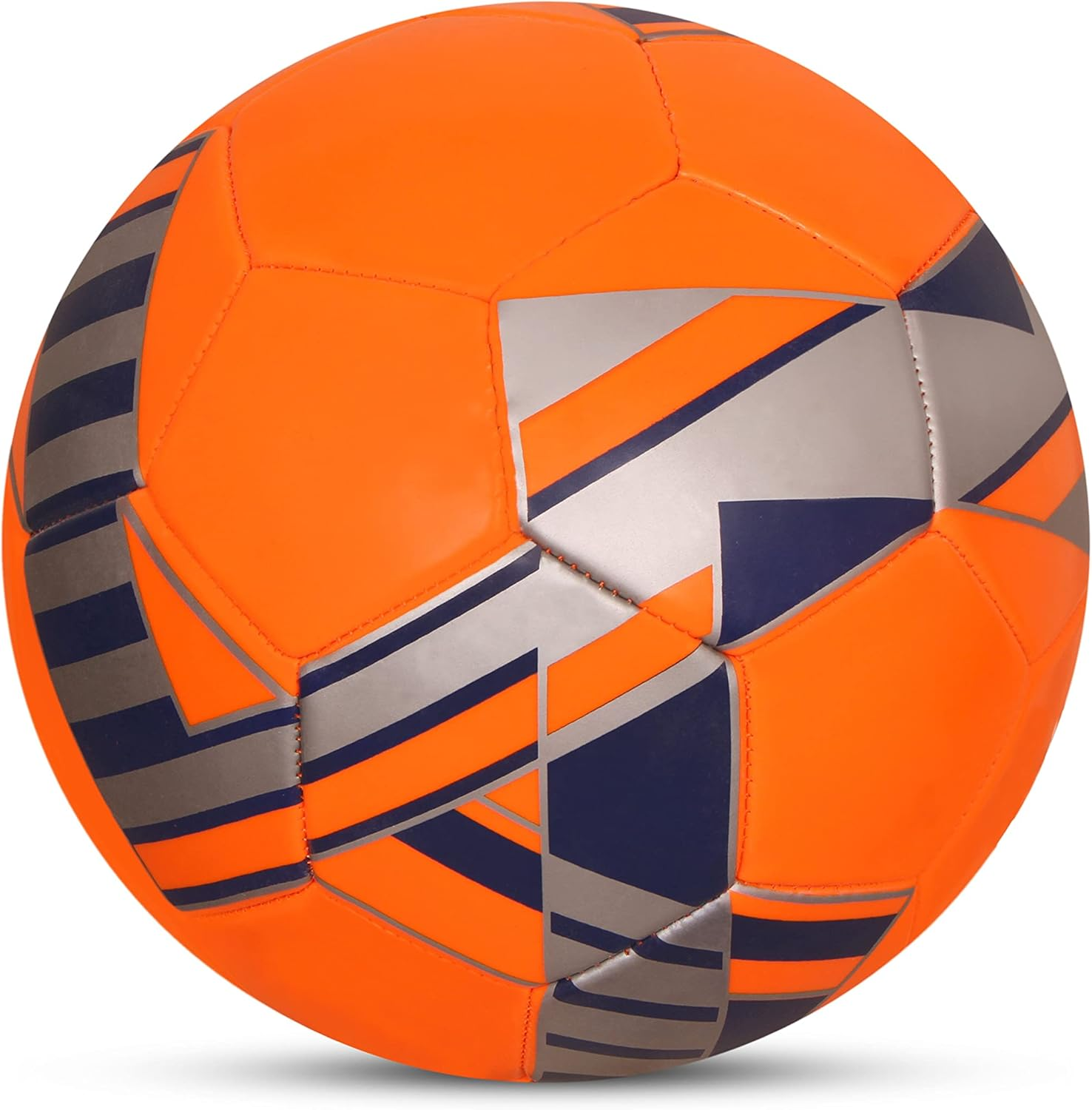 Nivia Blade Size 3 Football - Orange/Pvc Outer | Machine Stitched | Durable Training Ball | Ideal for Matches | Soccer Gear image number 6
