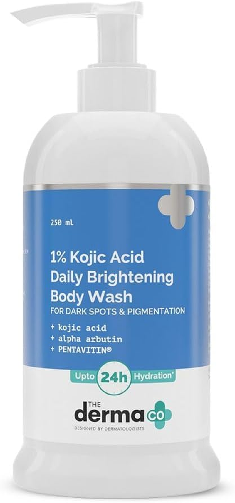 The Derma Co 1 Kojic Acid Daily Brightening Body Wash I Alpha Arbutin for Dark Spots Pigmentation I up to 24 Hour Hydration I Cleanses Brightens Skin I for All Skin Types- 250Ml image number 5