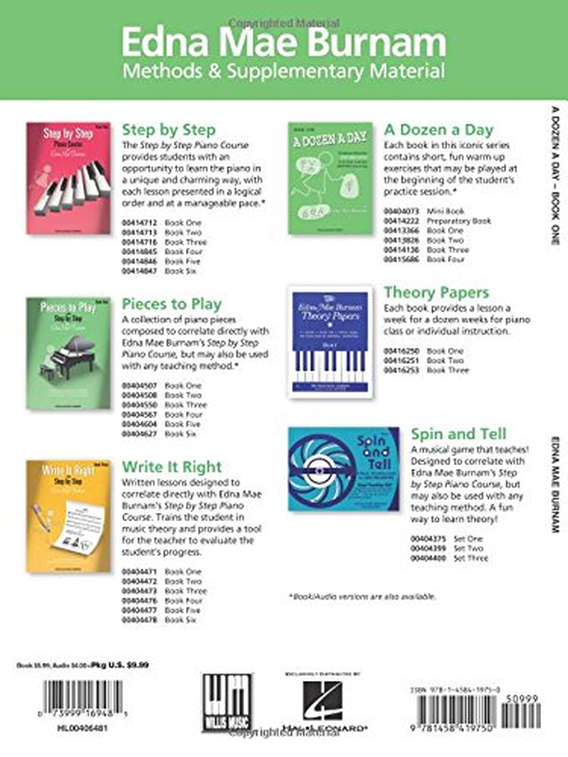 Willis Music a Dozen a Day Audio Access Book-1 image number 2