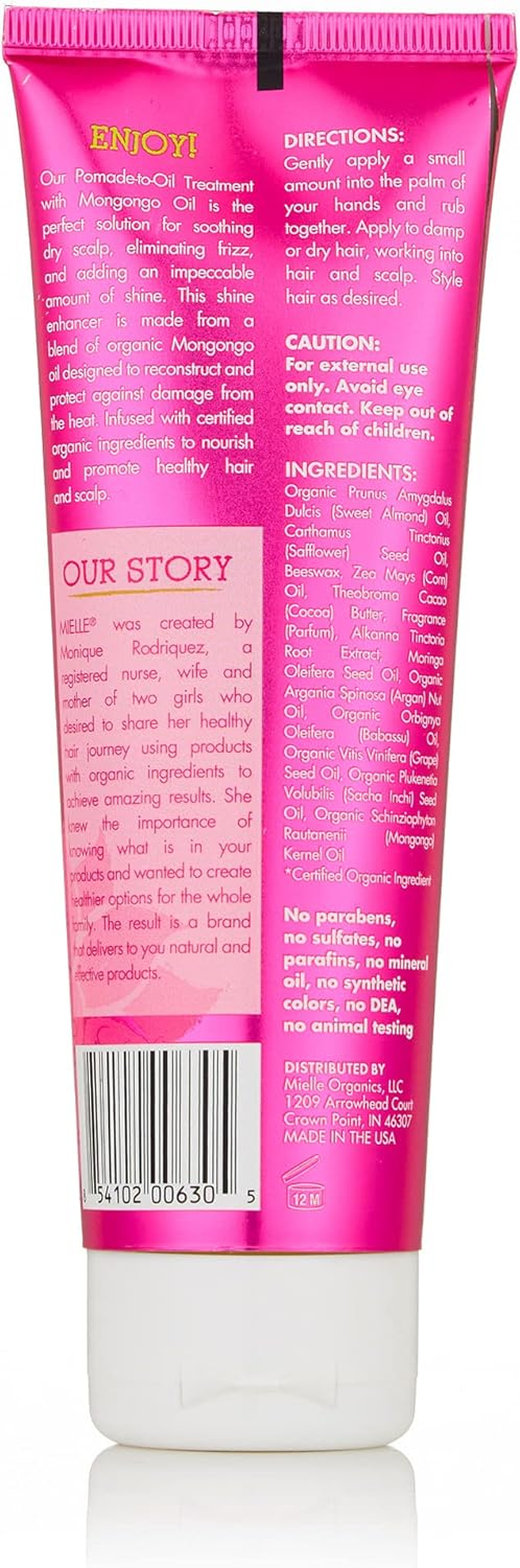 Mielle Organics Mongongo Oil Pomade to Oil Treatment 120Ml image number 1