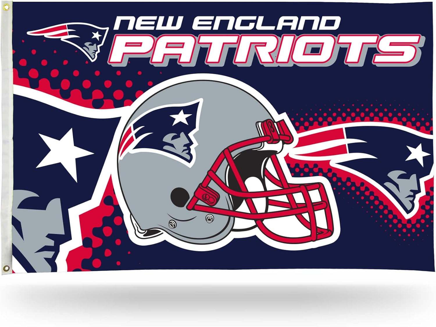 Rico Industries NFL Tampa Bay Buccaneers 3-Foot by 5-Foot Single Sided Banner Flag with Grommets