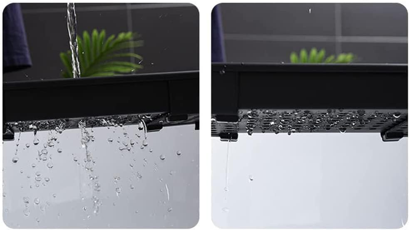 Bathtub Caddy Tray, Expandable Bath Shelf, Adjustable Plastic Bathtub Caddy, Bathroom Tray, Bathtub Accessories & Bathroom Gadgets for Candle Towel, Book, Wine, Phone, Shower image number 4