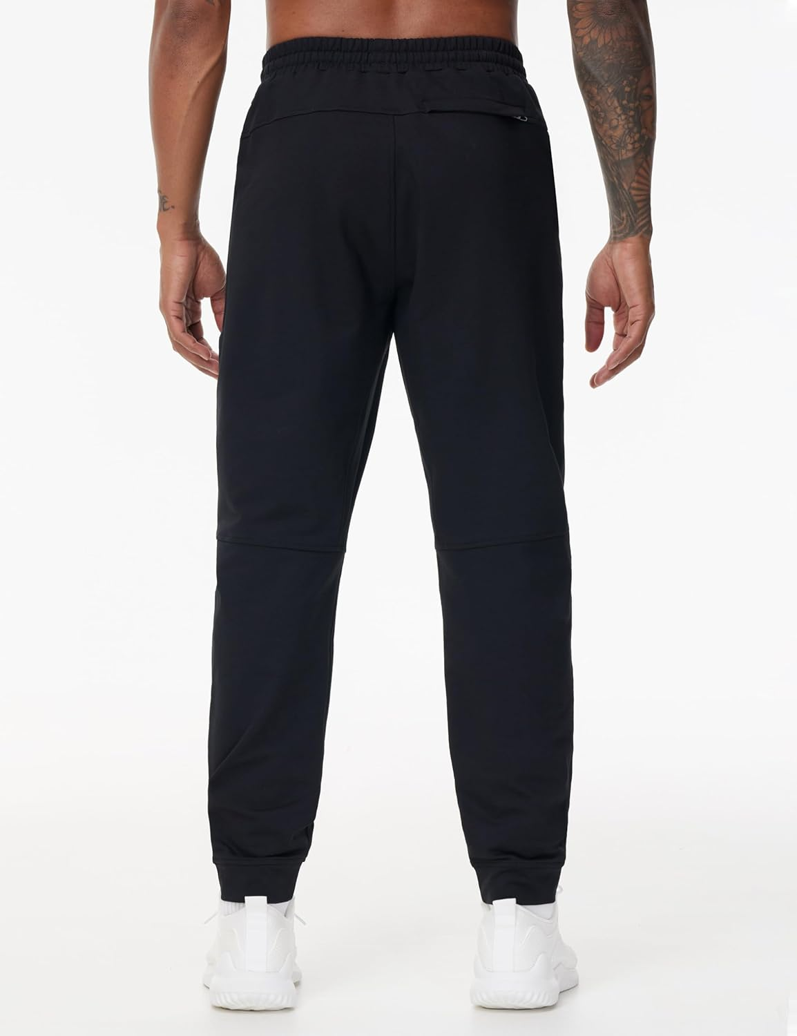 THE GYM PEOPLE Men'S Drawstring Workout Joggers Pants Lightweight Tapered Running Lounge Sweatpants with Pockets image number 6