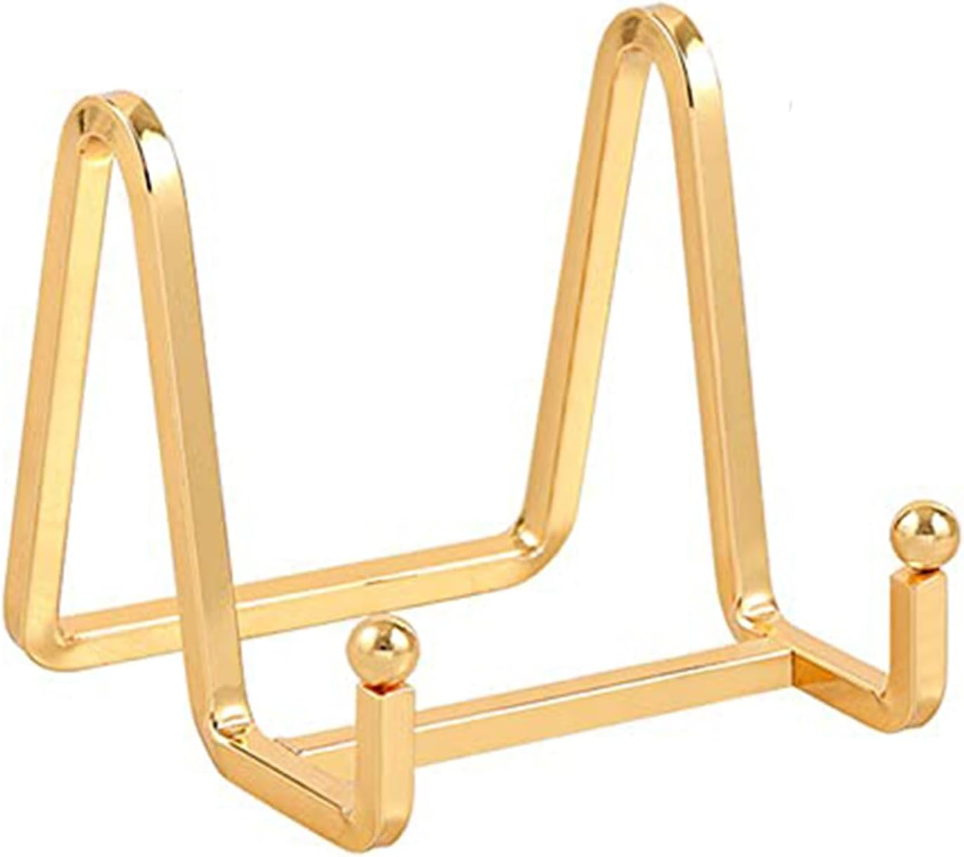 LABUBU Plate Holder Easel Display Stand - 3 Inch Metal Plate Stands for Display - Tabletop Picture Stand - Gold Iron Easels for Display Pictures | Photo Frames | Book | Decorative Plates | Plaque - 1 Pack image number 6