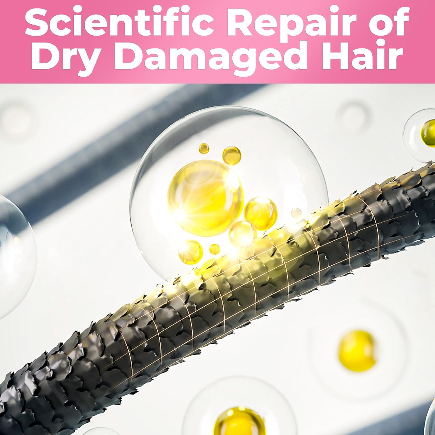 SAISZE Collagen Hair Mask Deep Repair Conditioning for All Hair Types，250Ml image number 5