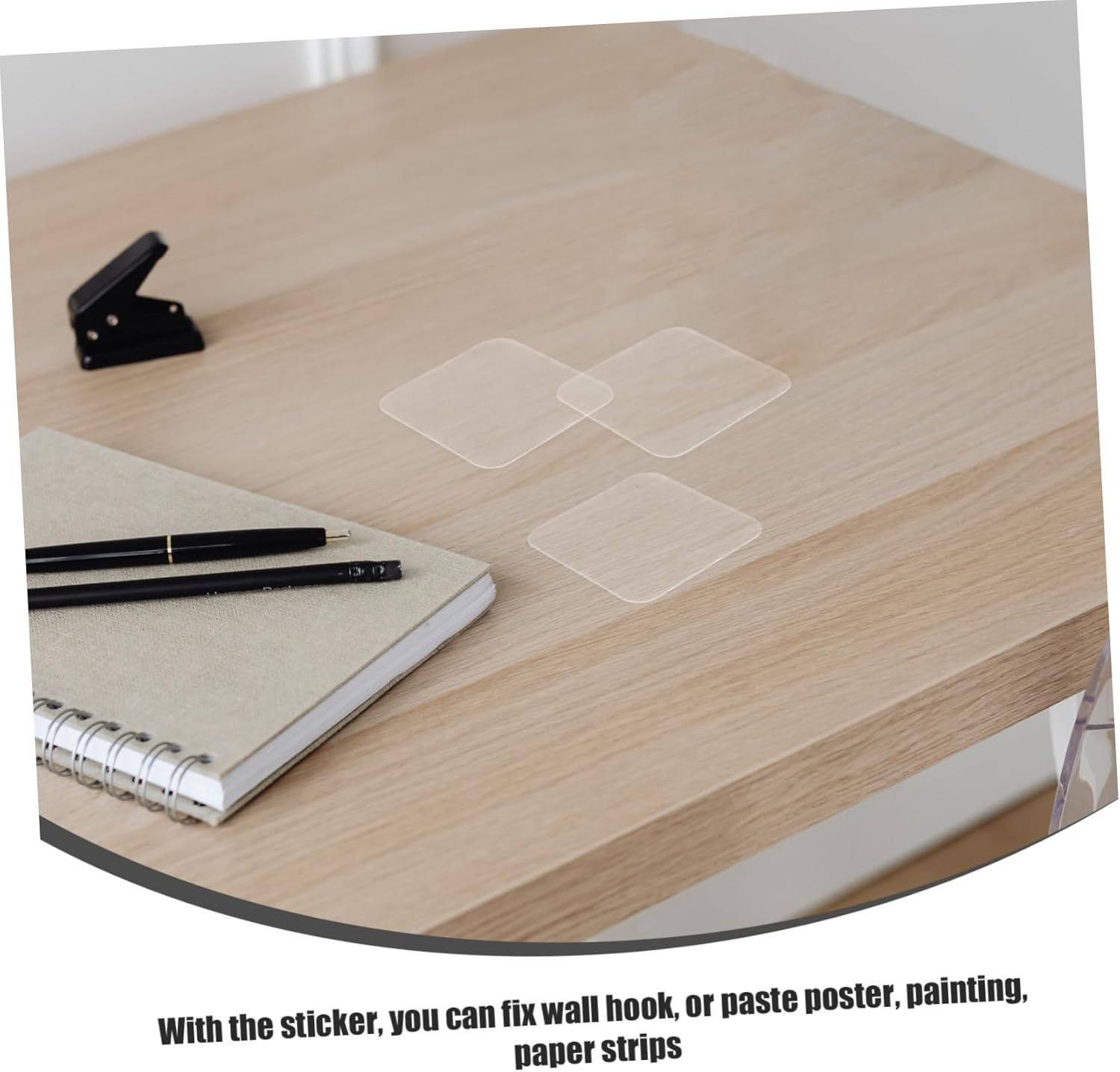 20Pcs Double Sided Adhesive Pads Strong Sticky Traceless Wall Hanging Tape Squares for Home Office Crafts image number 4