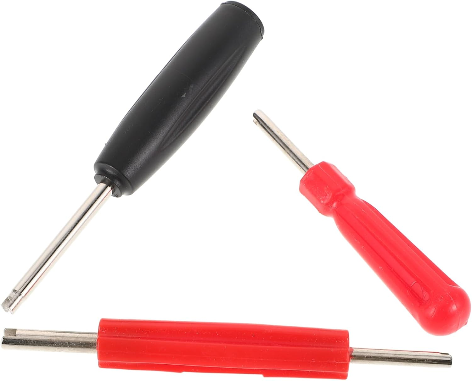 HORIALENCE 3Pcs Valve Core Tool Multi-Function Valve Stem Core Remover Tire Deflation Wrench for Automotive Maintenance Torque Wrench for Quick Tire Changes image number 6