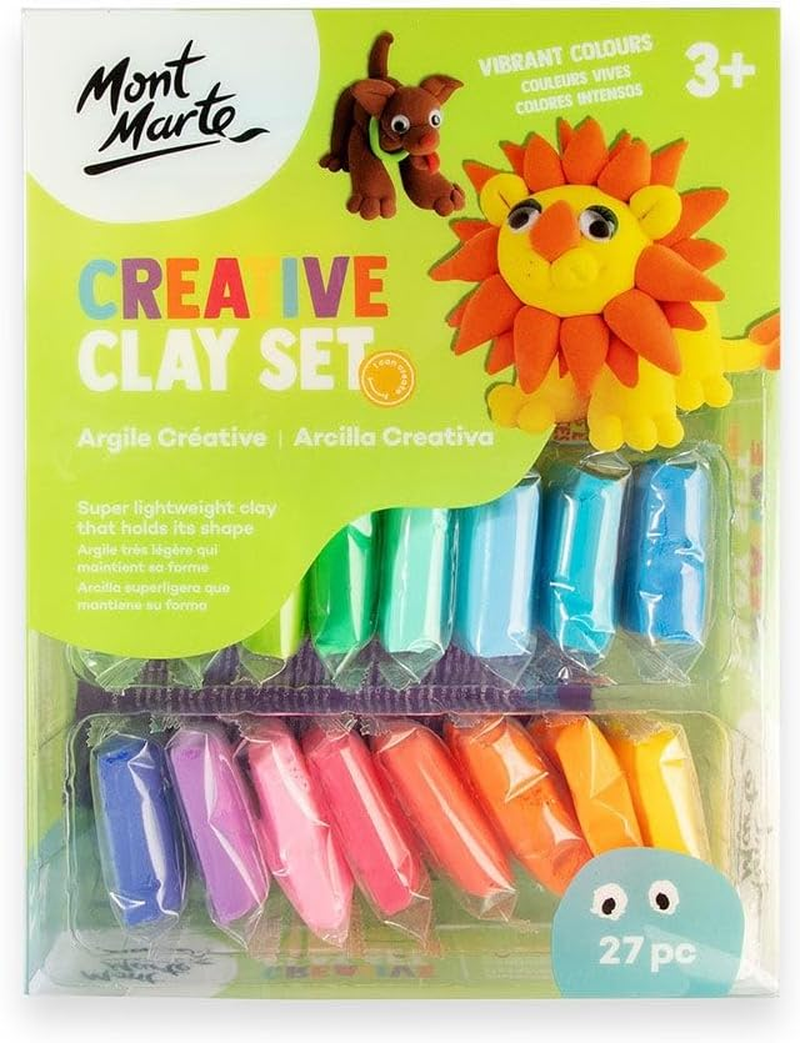 Mont Marte Creative Clay Set (27-Pieces)