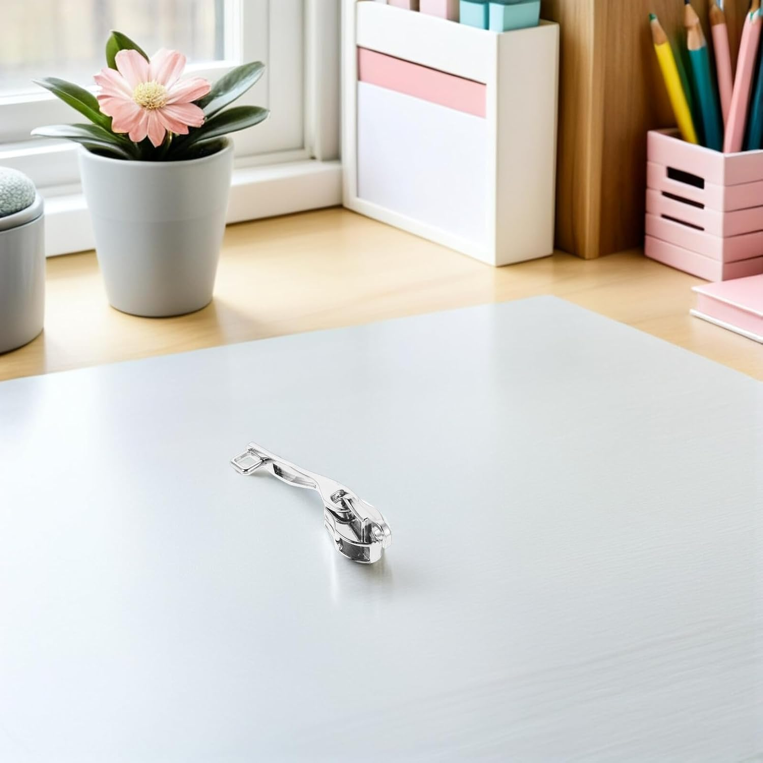 GAXIRE 10 Pairs Double Layer Metal Zipper Pulls for Luggage Detachable Single Hole Replacement Sliders for Suitcase Combination Locks Alloy Construction Compatible with Travel Bags And