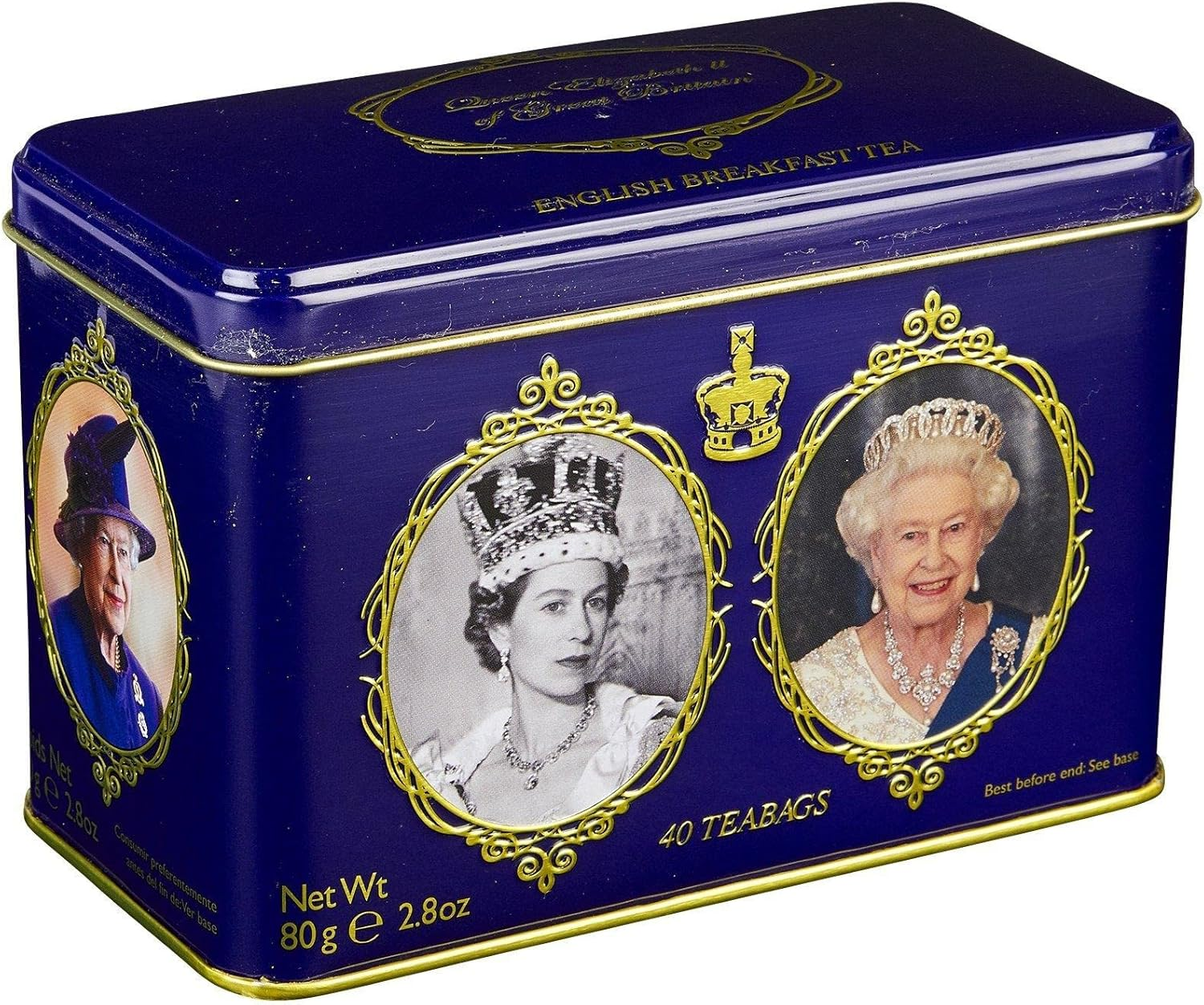 New English Teas Queen Elizabeth II Tin 80 G (40 Teabags) image number 5