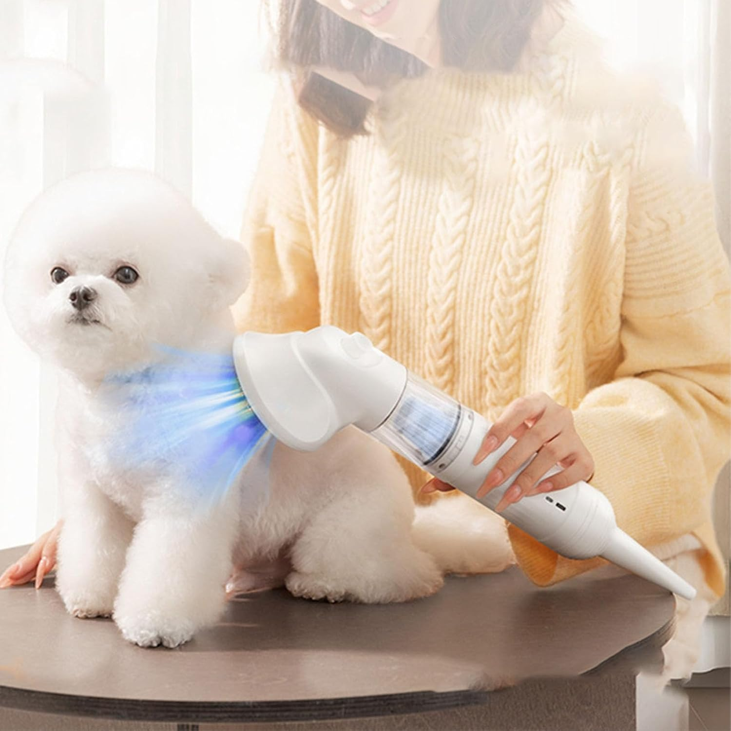 Dog Grooming Vacuum & Pet Grooming Kit, Portable Pet Hair Removal for Home & Pet, 1800Mah Battery image number 4