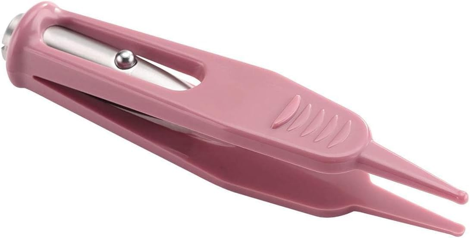 1PCS Infant Nose Cleaning Tweezer with LED Light Round-Head Safe and Effective Clip Care Ear Nose Navel Clean Tool Nipper Plier Pincet Forceps for Relieves Stuffy Nose image number 2